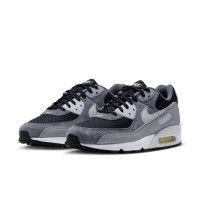 Nike Air Max 90 Baskets Noir Platinum Gris Lemon