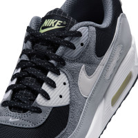 Nike Air Max 90 Baskets Noir Platinum Gris Lemon