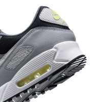 Nike Air Max 90 Baskets Noir Platinum Gris Lemon