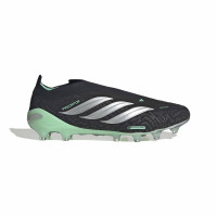 adidas Predator Elite Veterloze Kunstgras Voetbalschoenen (AG) Zwart Silver Lichtgroen