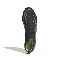 adidas Predator Elite Veterloze Kunstgras Voetbalschoenen (AG) Zwart Silver Lichtgroen