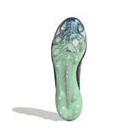 adidas Predator Elite Veterloze Kunstgras Voetbalschoenen (AG) Zwart Silver Lichtgroen
