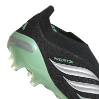 adidas Predator Elite Veterloze Kunstgras Voetbalschoenen (AG) Zwart Silver Lichtgroen