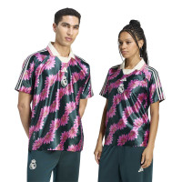 T-shirt adidas Real Madrid Farm vert foncé rose blanc
