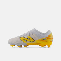 New Balance Furon Team Gras Voetbalschoenen (FG) Kids Wit Oranje