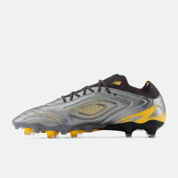 New Balance Tekela Pro Low Laced V5 Gras Voetbalschoenen (FG) Grijs Zwart Geel
