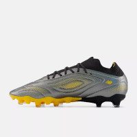 New Balance Tekela Team Low Laced V5 Gras Voetbalschoenen (FG) Grijs Zwart Geel