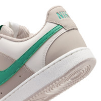 Nike Court Vision Low Baskets Beige Vert Blanc Crème
