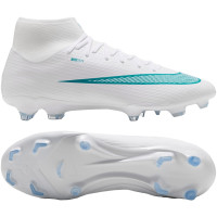 Nike Mercurial Superfly 11 Academy Gras / Kunstgras Voetbalschoenen (MG) Wit Turquoise