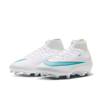 Nike Mercurial Superfly 11 Academy Gras / Kunstgras Voetbalschoenen (MG) Wit Turquoise