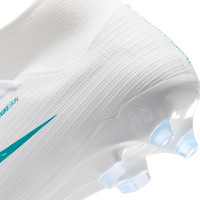 Nike Mercurial Superfly 11 Academy Gras / Kunstgras Voetbalschoenen (MG) Wit Turquoise