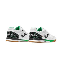 Joma Top Flex Rebound Zaalvoetbalschoenen (IN) Wit Zwart Groen