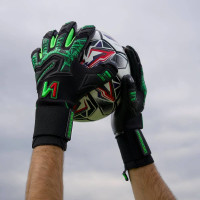 Onekeeper Legacy Keepershandschoenen Zwart Groen Rood
