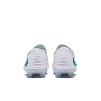 Nike Phantom 6 Low Elite Gras Voetbalschoenen (FG) Wit Turquoise