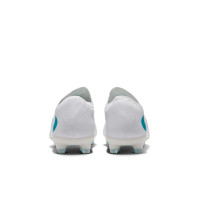 Nike Phantom 6 Low Pro Gazon Naturel Chaussures de Foot (FG) Blanc Turquoise