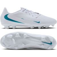 Nike Phantom 6 Low Academy Gras / Kunstgras Voetbalschoenen (MG) Wit Turquoise