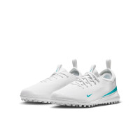 Nike Phantom 6 Low Academy Turf Voetbalschoenen (TF) Kids Wit Turquoise