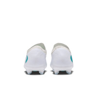Nike Phantom 6 Low Pro Gazon Artificiel Chaussures de Foot (AG) Blanc Turquoise
