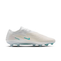 Nike Phantom 6 Low Elite Kunstgras Voetbalschoenen (AG) Wit Turquoise
