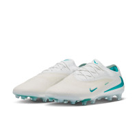 Nike Phantom 6 Low Elite Kunstgras Voetbalschoenen (AG) Wit Turquoise