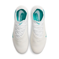 Nike Phantom 6 Low Elite Kunstgras Voetbalschoenen (AG) Wit Turquoise