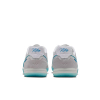 Nike Tiempo Streetgato Chaussures de Foot Street Blanc Turquoise