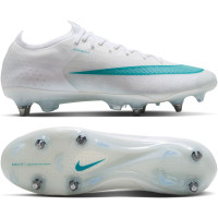 Nike Mercurial Vapor 17 Elite Crampons Vissés Chaussures de Foot (SG) Blanc Turquoise