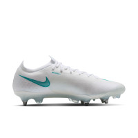 Nike Mercurial Vapor 17 Elite Crampons Vissés Chaussures de Foot (SG) Blanc Turquoise