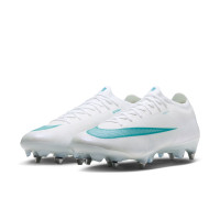 Nike Mercurial Vapor 17 Elite Crampons Vissés Chaussures de Foot (SG) Blanc Turquoise