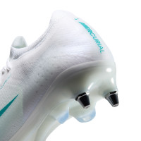 Nike Mercurial Vapor 17 Elite Crampons Vissés Chaussures de Foot (SG) Blanc Turquoise