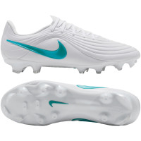 Nike Tiempo Maestro Academy Gras / Kunstgras Voetbalschoenen (MG) Wit Turquoise