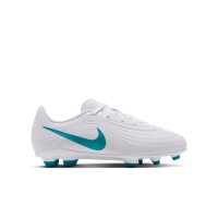 Nike Tiempo Maestro Club Gras / Kunstgras Voetbalschoenen (MG) Kids Wit Turquoise