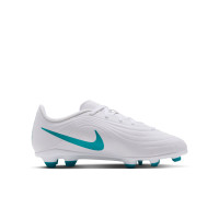 Nike Tiempo Maestro Club Gras / Kunstgras Voetbalschoenen (MG) Kids Wit Turquoise