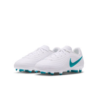 Nike Tiempo Maestro Club Gras / Kunstgras Voetbalschoenen (MG) Kids Wit Turquoise
