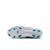Nike Tiempo Maestro Club Gras / Kunstgras Voetbalschoenen (MG) Kids Wit Turquoise