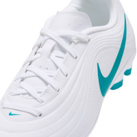 Nike Tiempo Maestro Club Gras / Kunstgras Voetbalschoenen (MG) Kids Wit Turquoise
