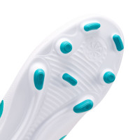 Nike Tiempo Maestro Club Gras / Kunstgras Voetbalschoenen (MG) Kids Wit Turquoise