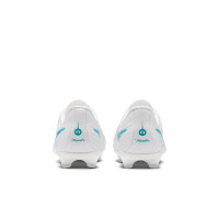 Nike Tiempo Maestro Academy Gras / Kunstgras Voetbalschoenen (MG) Kids Wit Turquoise