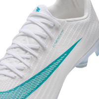 Nike Zoom Mercurial Superfly 11 Elite Gazon Naturel Chaussures de Foot (FG) Blanc Turquoise