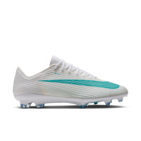 Nike Zoom Mercurial Superfly 11 Pro Gazon Naturel Chaussures de Foot (FG) Blanc Turquoise