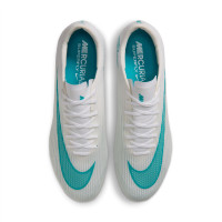 Nike Zoom Mercurial Superfly 11 Pro Gazon Naturel Chaussures de Foot (FG) Blanc Turquoise