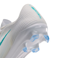 Nike Zoom Mercurial Superfly 11 Pro Gazon Naturel Chaussures de Foot (FG) Blanc Turquoise
