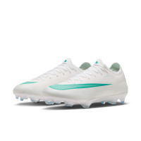 Nike Mercurial Vapor 17 Pro Gras Voetbalschoenen (FG) Wit Turquoise
