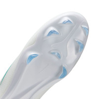 Nike Mercurial Vapor 17 Pro Gras Voetbalschoenen (FG) Wit Turquoise