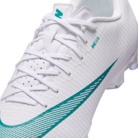 Nike Mercurial Vapor 17 Academy Gras / Kunstgras Voetbalschoenen (MG) Wit Turquoise
