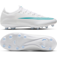 Nike Mercurial Vapor 17 Pro Gazon Naturel Chaussures de Foot (FG) Blanc Turquoise