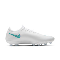 Nike Mercurial Vapor 17 Pro Gazon Naturel Chaussures de Foot (FG) Blanc Turquoise