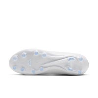 Nike Mercurial Vapor 17 Pro Gazon Naturel Chaussures de Foot (FG) Blanc Turquoise