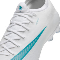 Nike Mercurial Vapor 17 Pro Gazon Naturel Chaussures de Foot (FG) Blanc Turquoise