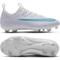 Nike Mercurial Vapor 17 Academy Gazon Naturel Gazon Artificiel Chaussures de Foot Enfants (MG) Blanc Turquoise